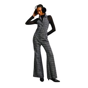 MAEVE Plaid Jumpsuit